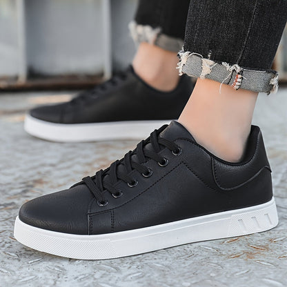 White men's casual walking shoes, Prestige Comfort, with advanced cushioned support system.