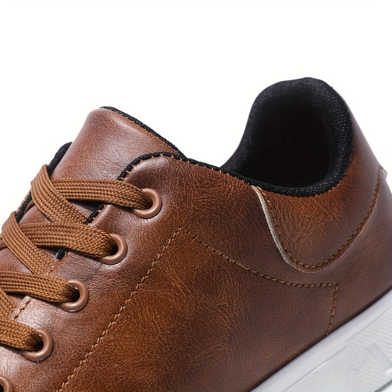 White men's everyday walking shoes, Prestige Comfort, providing cushioned all-day support.