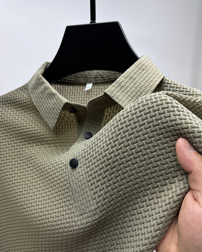 Slim Fit Men's Prestige Polo Shirt, short sleeve, ideal for a modern smart casual look.