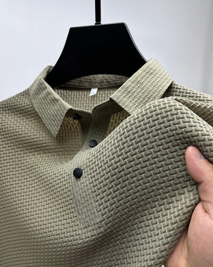 Slim Fit Men's Prestige Polo Shirt, short sleeve, ideal for a modern smart casual look.