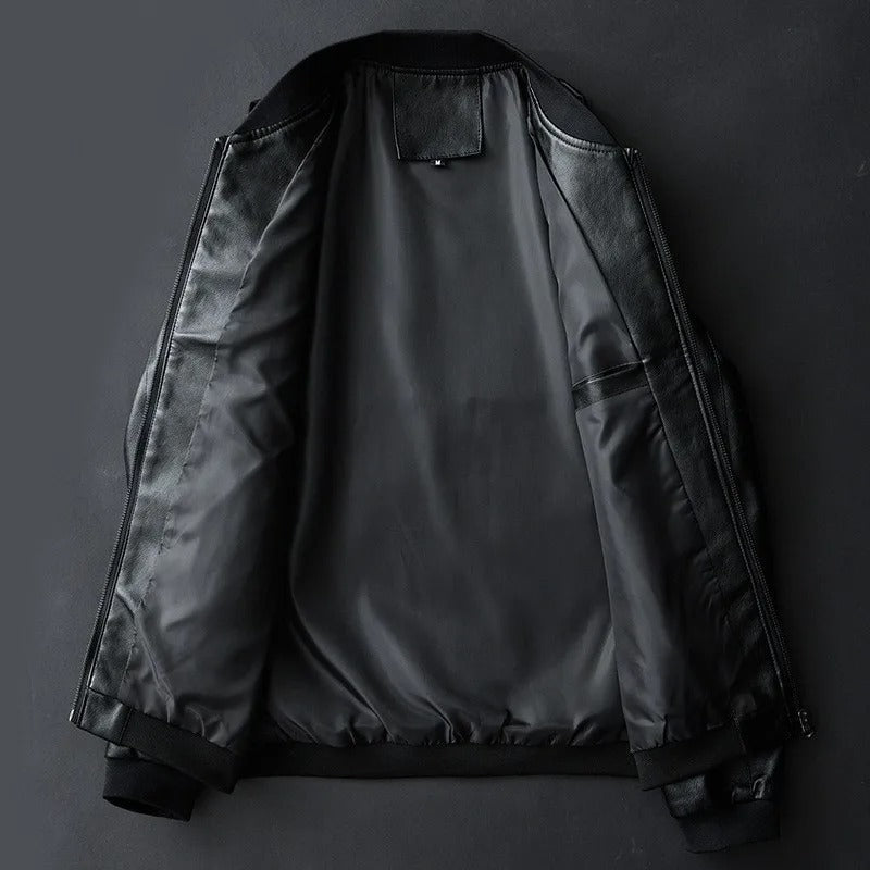 Back view of men's Preston versatile everyday jacket. Classic casual outerwear, comfortable and stylish for all-season wear.