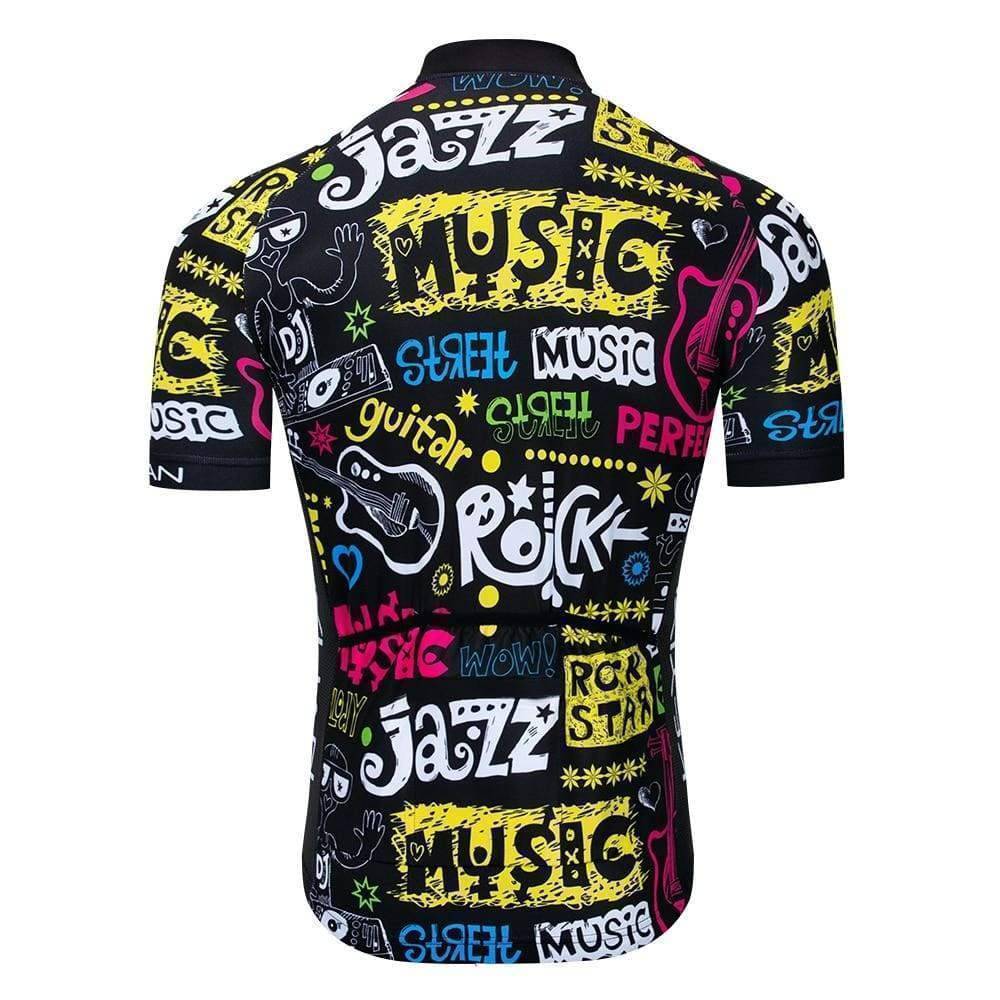 Men's Pro Breathable Cycling Jersey, quick dry, full zipper, for sports wear