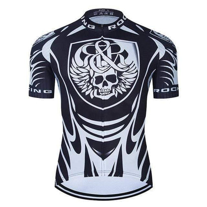 Detail of the breathable fabric on the Men's Pro MTB Cycling Jersey, ideal for outdoor sport