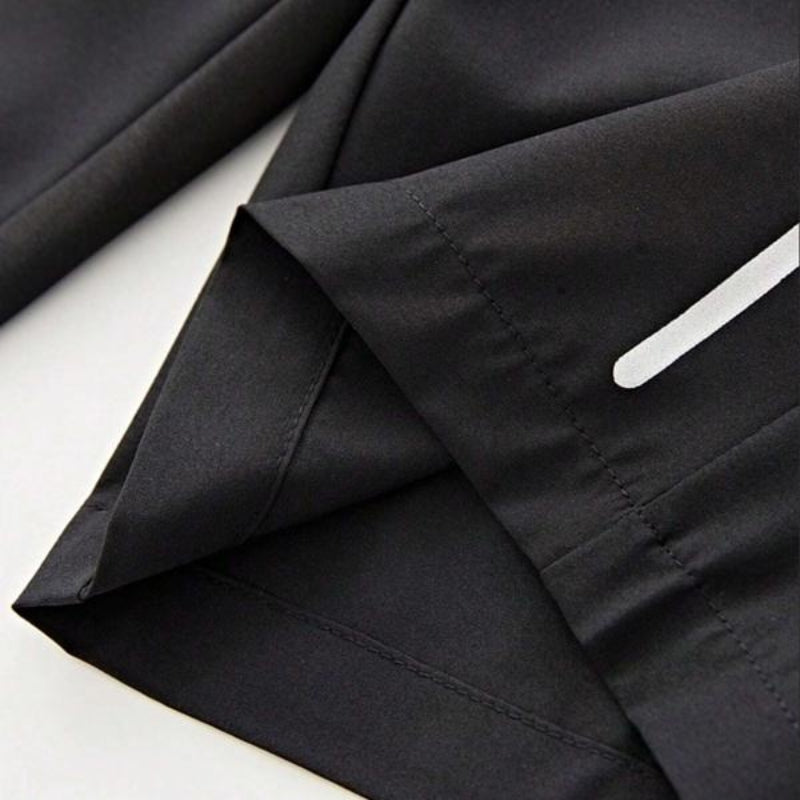 Multipack of men's quick-dry athletic performance shorts for versatile gym & running activewear.