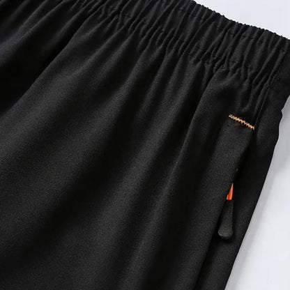Back view of men's quick-dry athletic performance shorts, featuring comfortable waistband for running & workouts.