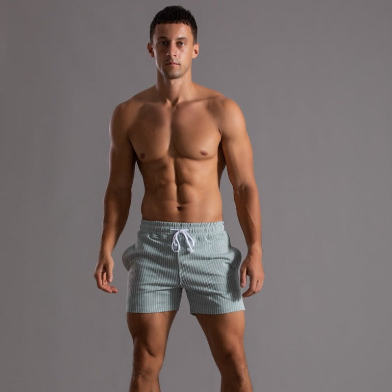 Stylish men's quick-drying athletic shorts, Ripstop for active lifestyle.