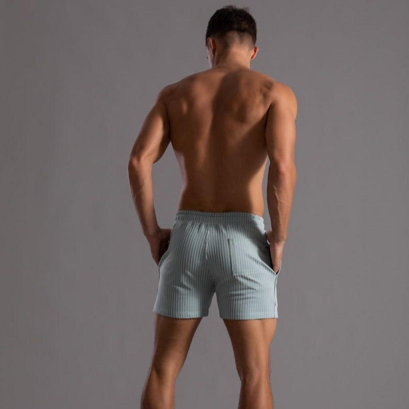 Men's Ripstop swim shorts, quick-dry, durable and fashionable beachwear.