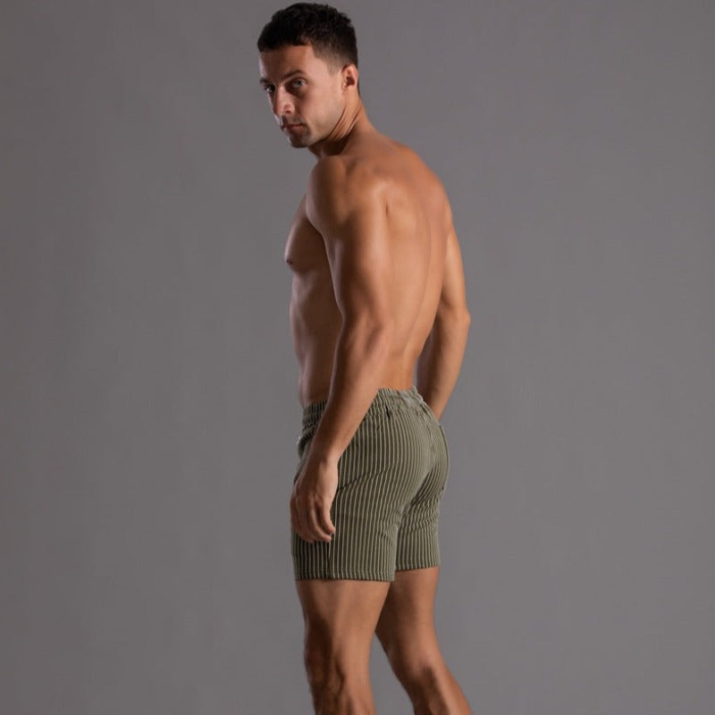 Men's pool shorts, quick-drying Ripstop fabric, comfortable for swimming.