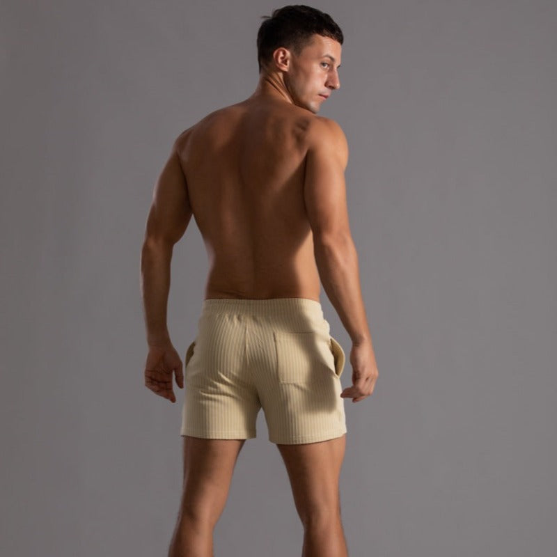 Casual men's summer shorts, quick-drying Ripstop, perfect for beach days.