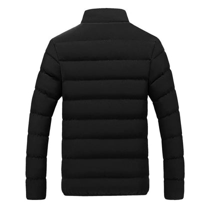 Lightweight men's winter coat, a warm and modern quilted puffer jacket for everyday style.