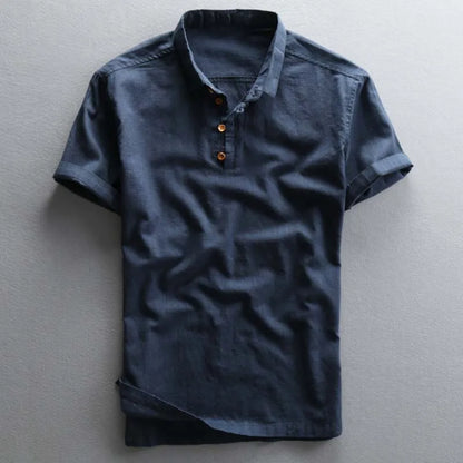 Rafael Men's Stylish Comfort Polo Shirt, breathable & versatile for modern summer wear.