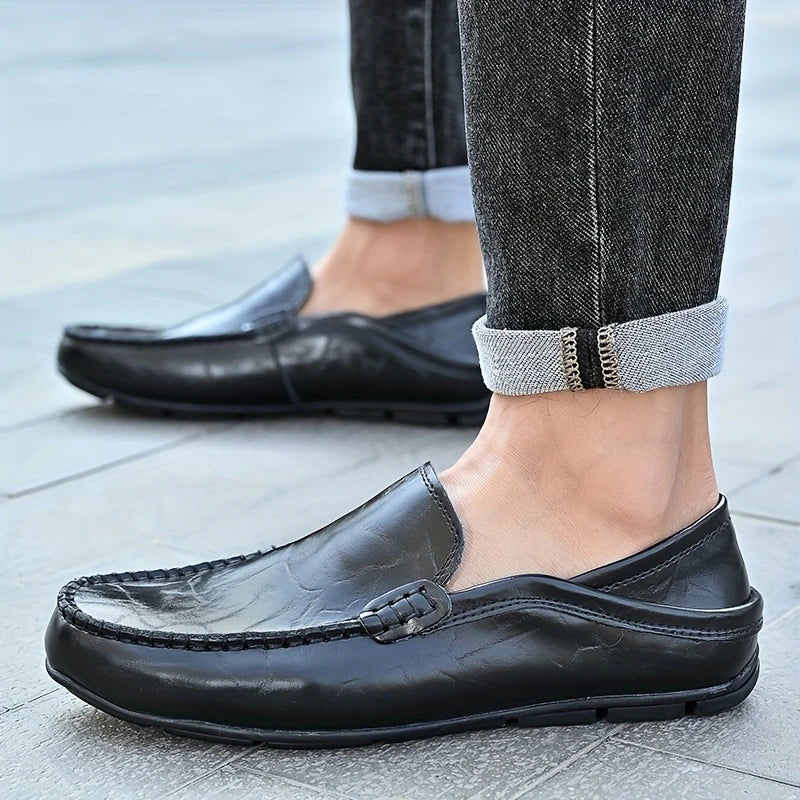 Men's Ravello Italian slip-on loafers, featuring classic design, comfort, and available in multiple colors.