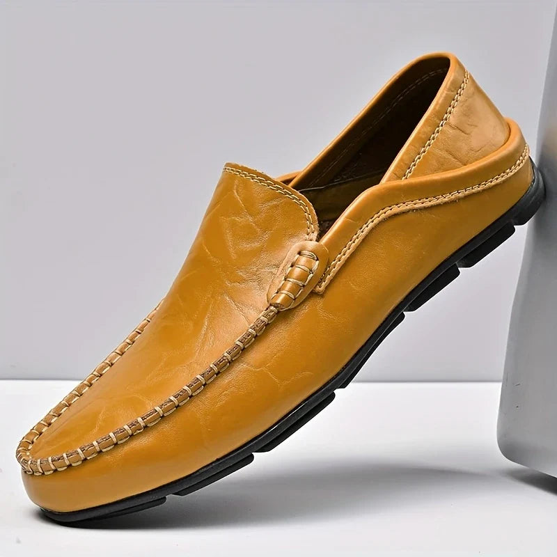 Comfortable Men's Ravello Italian slip-on loafers, premium Italian style footwear for all-day wear.