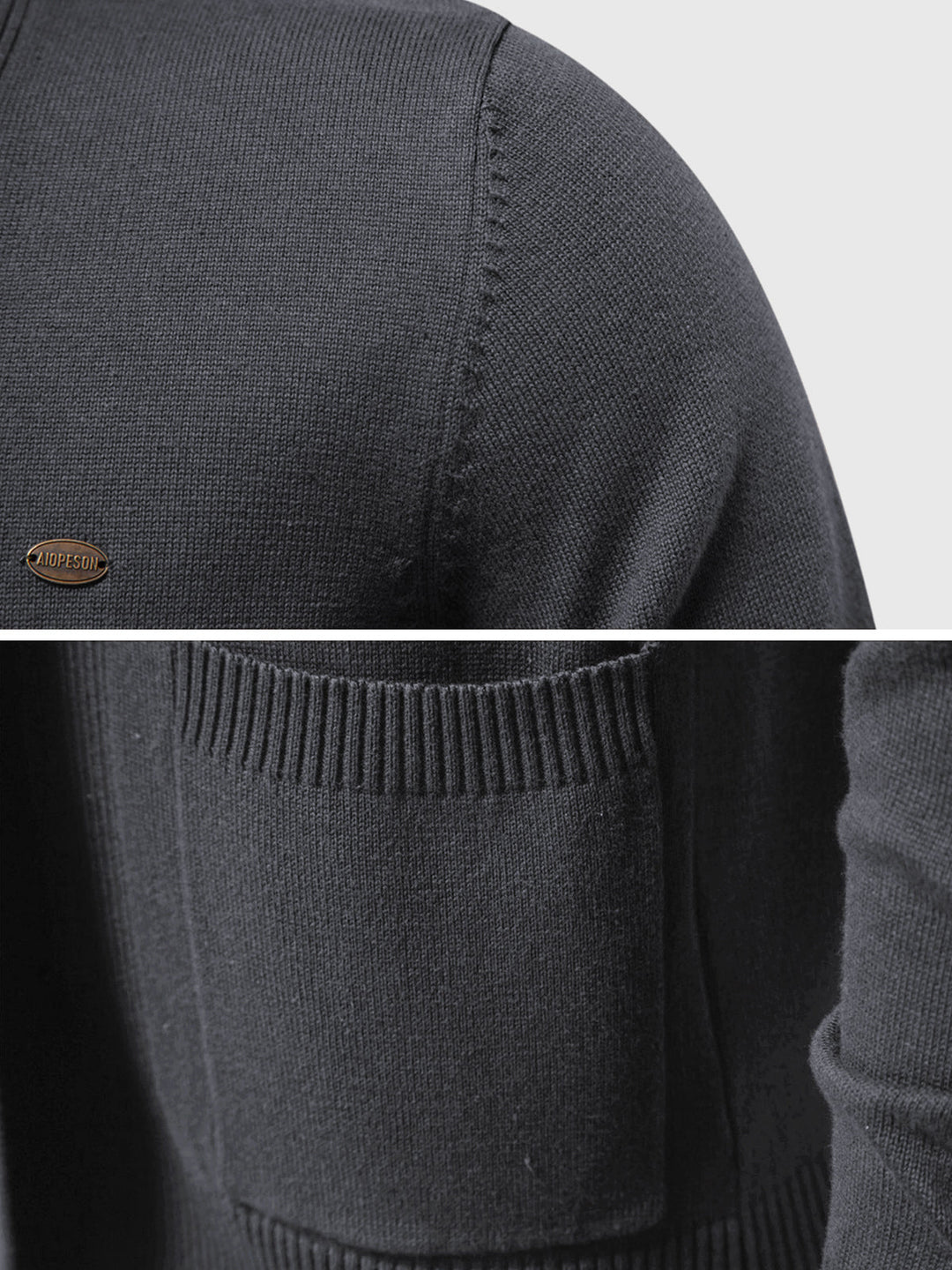 Comfortable men's Ravenna pocket cardigan, a versatile v-neck sweater for everyday stylish layering.