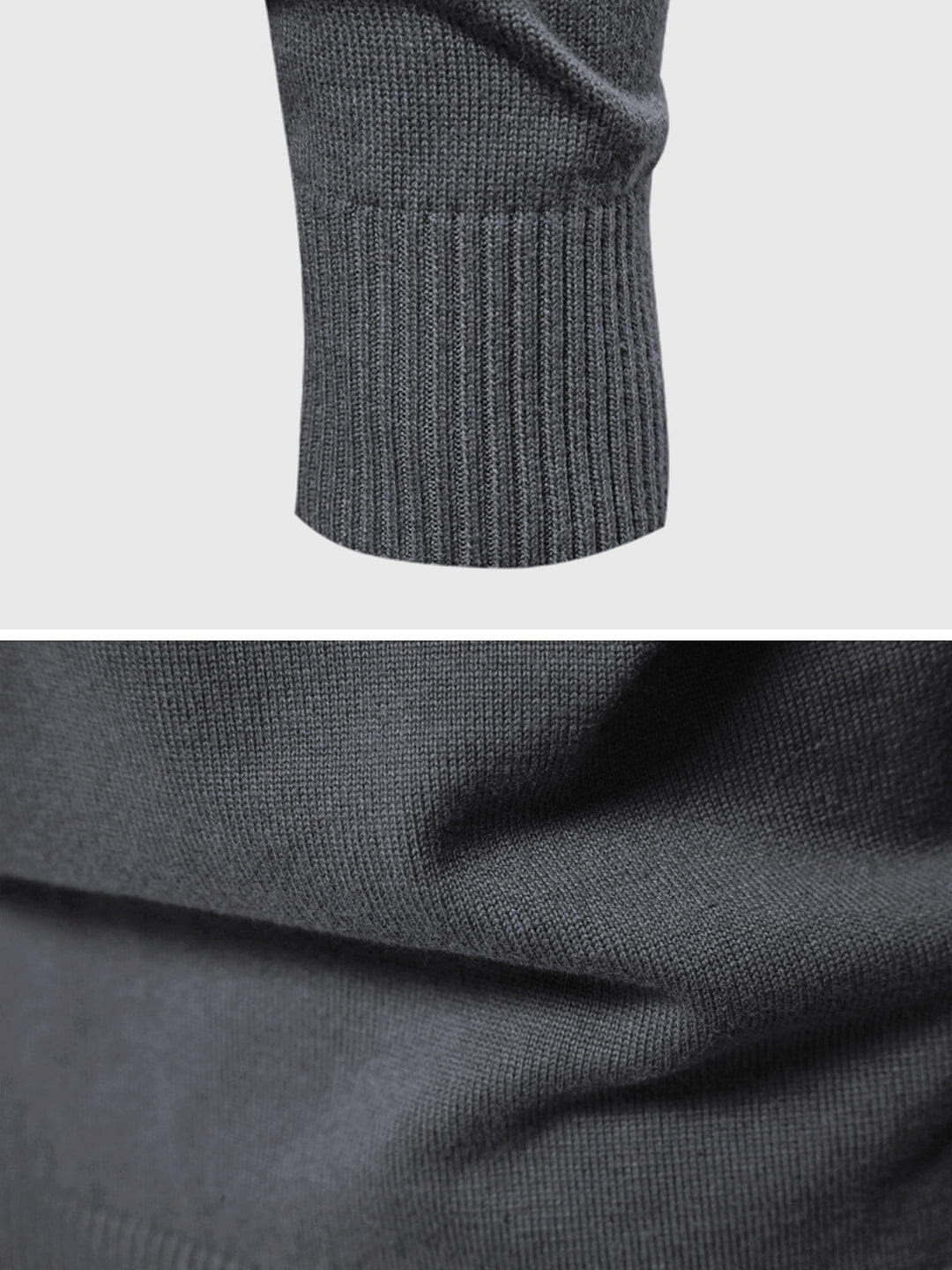 Man wearing a stylish forest green Ravenna v-neck cardigan, perfect for casual yet polished layering.