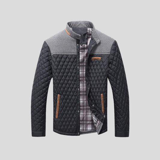 Men's Ray quilted winter jacket, providing warmth & modern style. Ideal casual outerwear for cold weather.