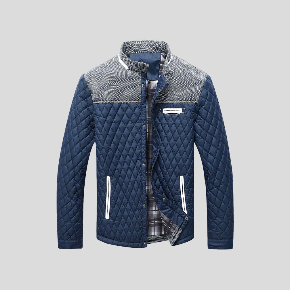 Warm men's Ray quilted jacket, perfect for winter. Stylish casual outerwear for cold weather and layering.