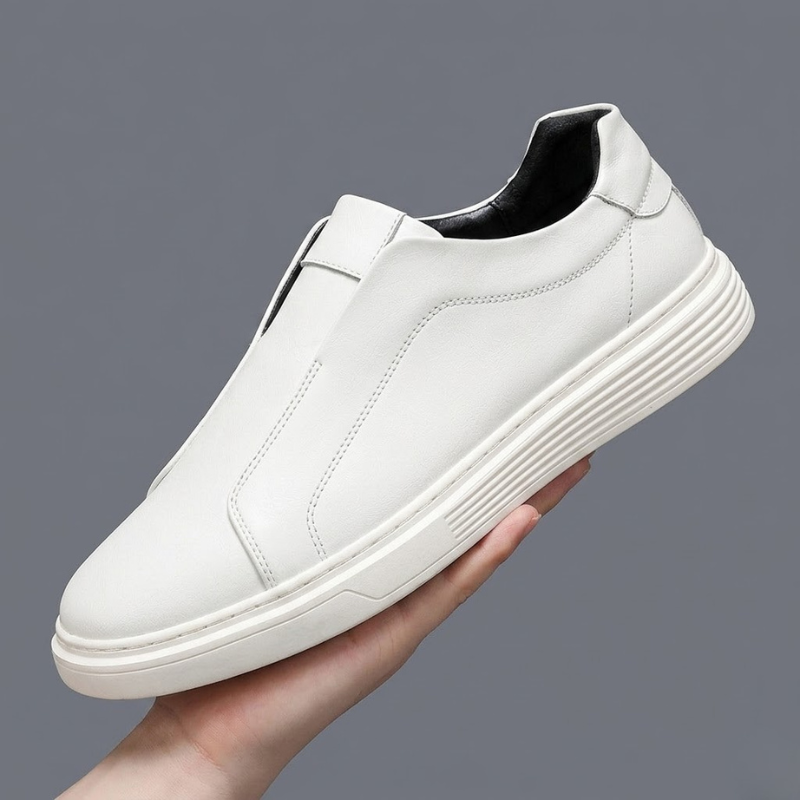 Classic design men's fashion sneakers with loop lacing. Modern casual shoes for comfortable everyday wear.