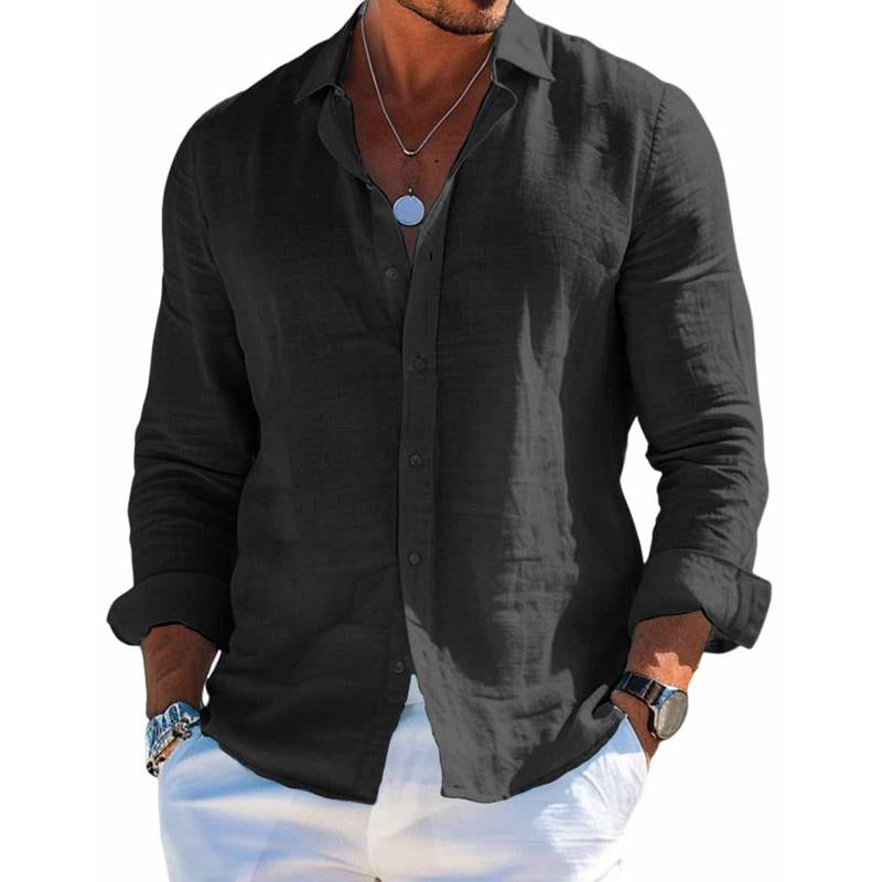 Men's regular fit short sleeve shirt, a versatile button-up casual top for warm weather & summer.