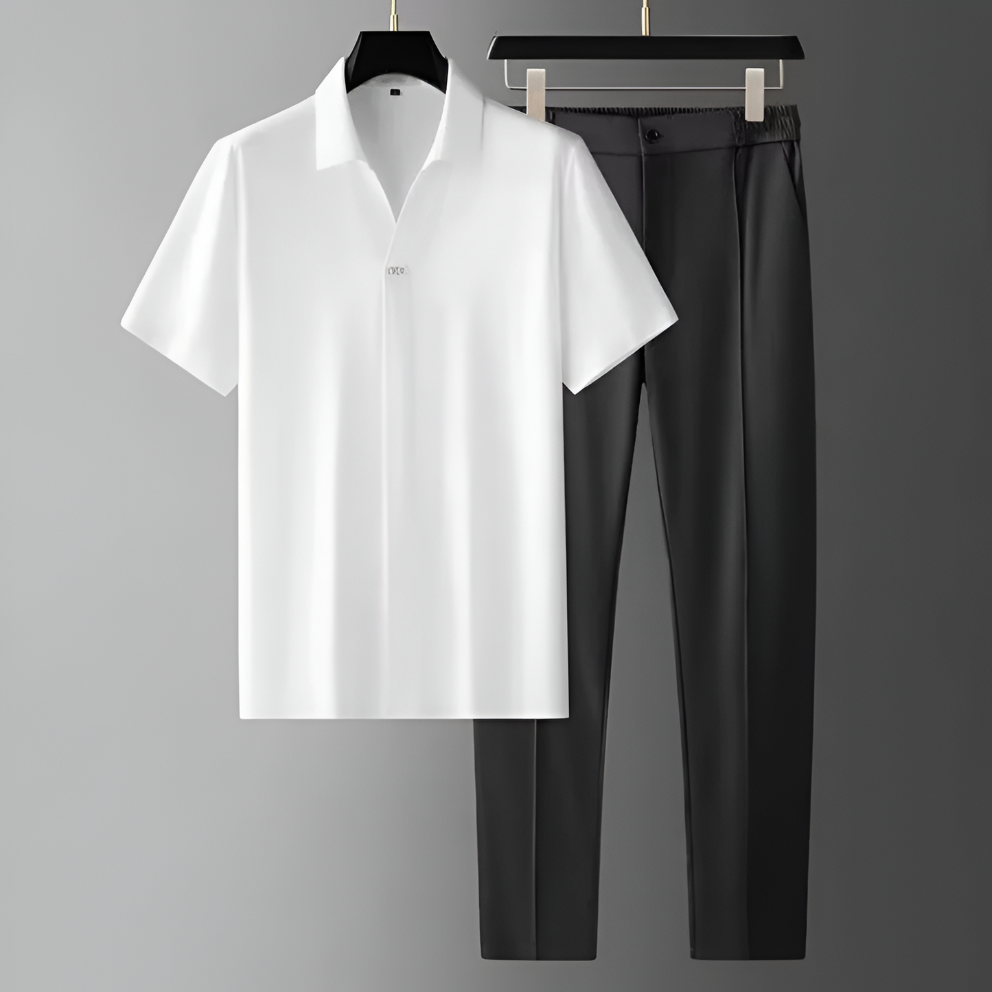 Cozy men's home wear lounge set, a relaxed fit two-piece ideal for ultimate comfort and relaxation.