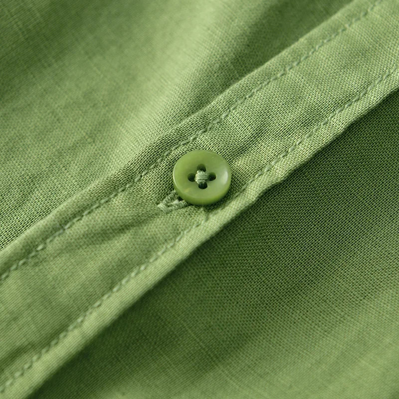 Men's summer shirt: breathable fabric, relaxed fit, and casual button-down style for warm weather.