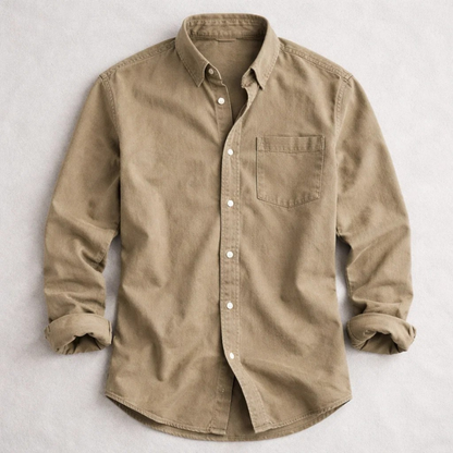 Versatile men's classic button-down shirt. Relaxed fit, long sleeve for casual everyday fashion.