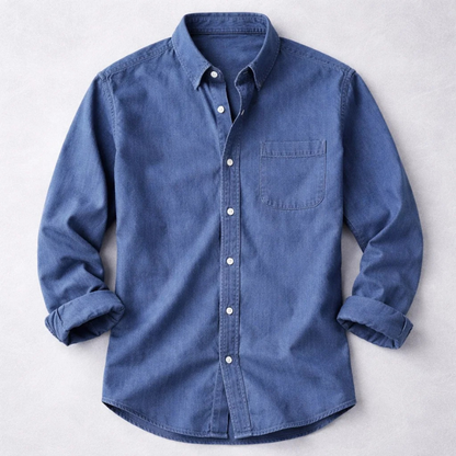 Classic men's button-down long sleeve shirt. Relaxed fit for comfortable, casual everyday fashion.