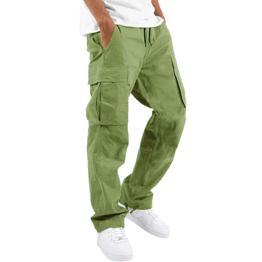 Men's relaxed fit cargo joggers for everyday comfort. Ideal casual pants & athletic wear.