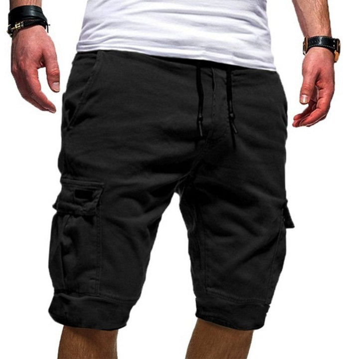 Multi-pocket men's cargo shorts with a relaxed fit, great for summer outdoor adventures & practical casual wear.