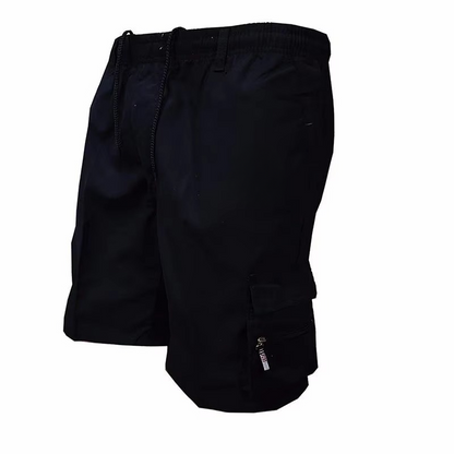 Men's relaxed fit cargo shorts with practical multi-pockets. Ideal for casual or outdoor wear.