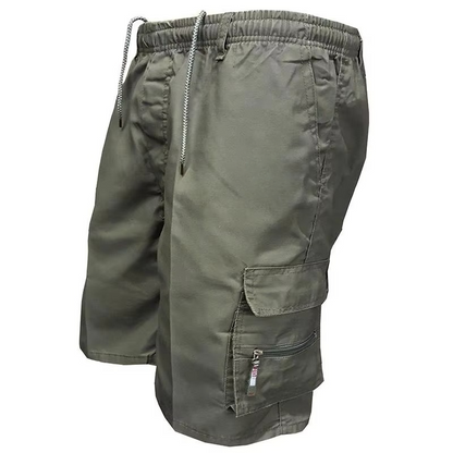 Plus size men's cargo shorts with a relaxed fit. Versatile casual shorts for everyday wear.