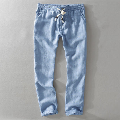 Effortlessly cool men's relaxed fit pants, great for casual summer outings & everyday comfortable bottoms.
