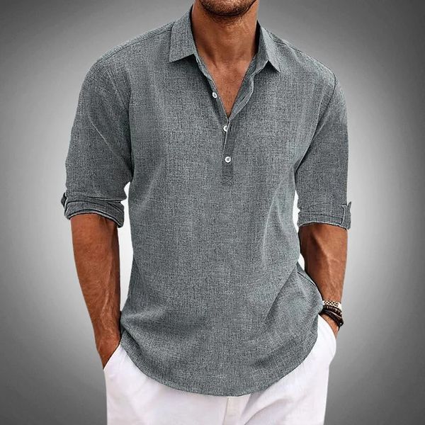 Soft short sleeve men's polo with a classic button placket, ideal for casual and everyday comfort.
