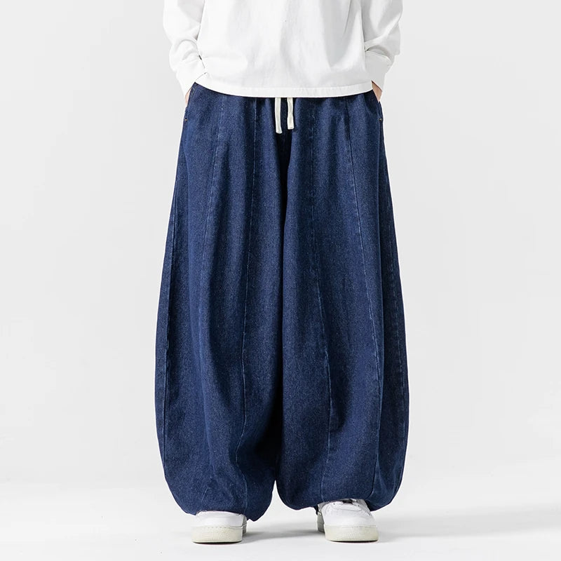Stylish men's relaxed fit charcoal joggers. Super comfy casual pants, perfect for modern street style & active comfort.