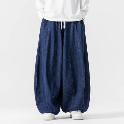 Stylish men's relaxed fit charcoal joggers. Super comfy casual pants, perfect for modern street style & active comfort.