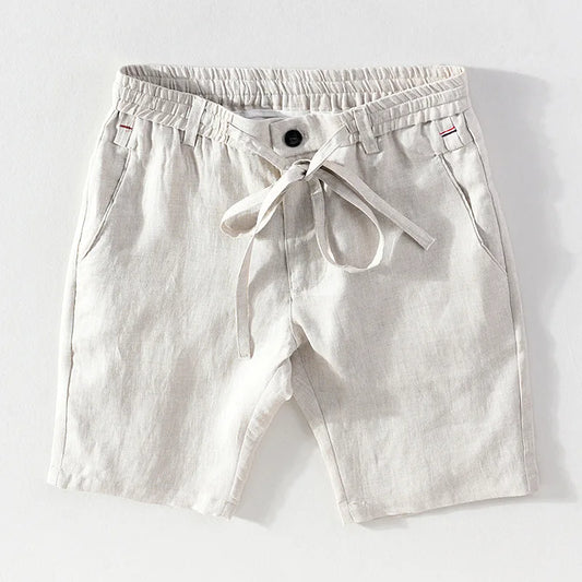 Men's relaxed fit coastal summer shorts, perfect for beachwear & warm weather vacation outfits.