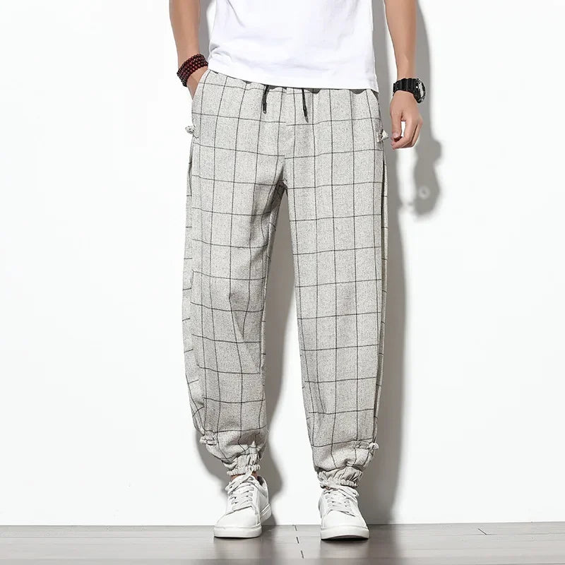Men's relaxed fit comfort pants, perfect for everyday casual wear, versatile loungewear trousers.