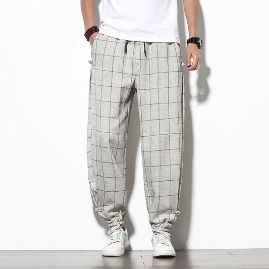 Men's relaxed fit comfort pants, perfect for everyday casual wear, versatile loungewear trousers.