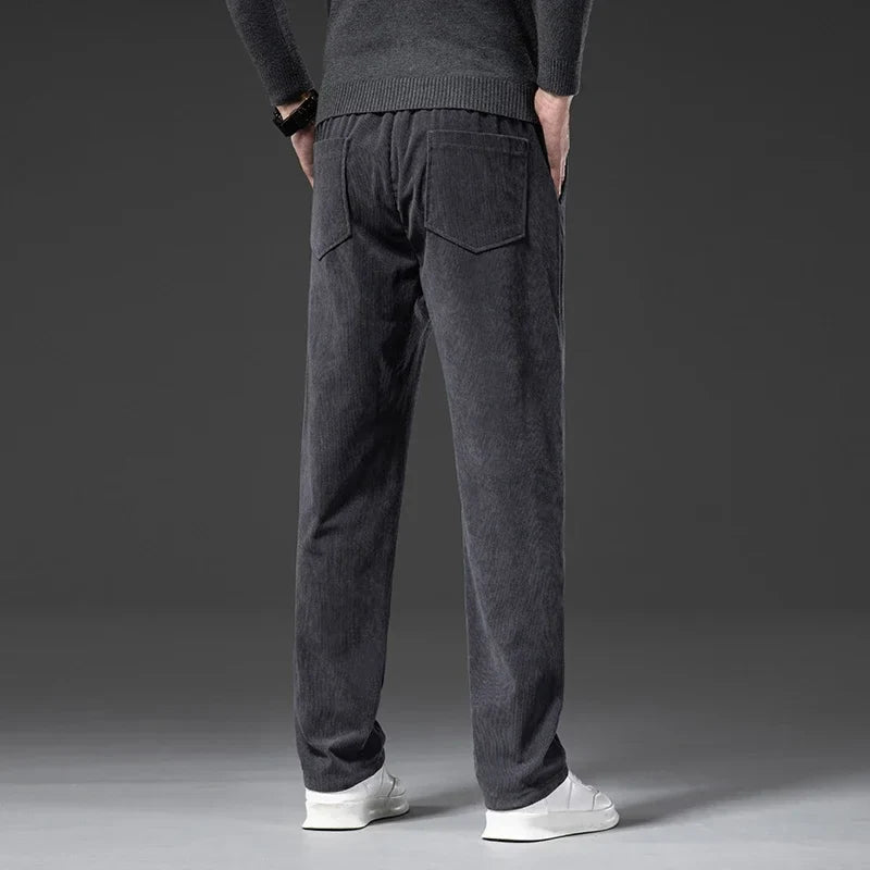 Versatile men's drawstring pants, relaxed fit for ultimate comfort, perfect as casual everyday bottoms.