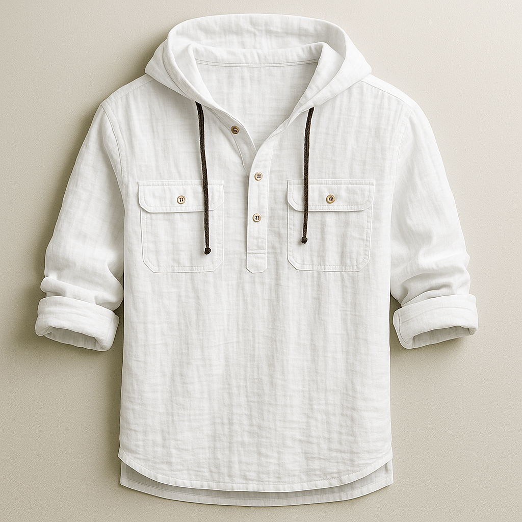 Versatile men's relaxed fit hoodie for easy everyday style, great for casual outfits.