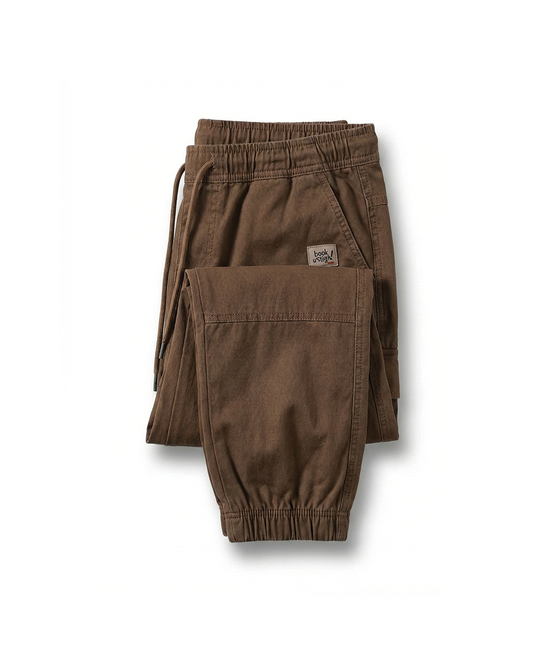 Men's relaxed fit joggers in grey, tapered leg, drawstring for ultimate comfort. Ideal for casual & lounge wear.