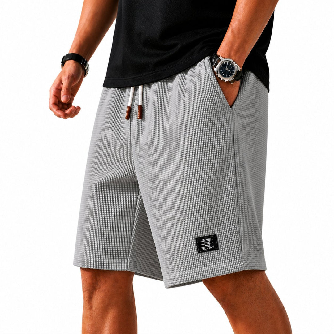 Men's lightweight summer shorts with adjustable drawstring, relaxed fit & comfortable.