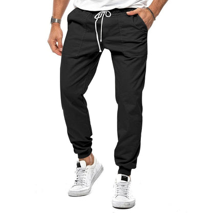 Men's relaxed fit linen blend joggers, new arrival in men's fashion for ultimate comfort & style.