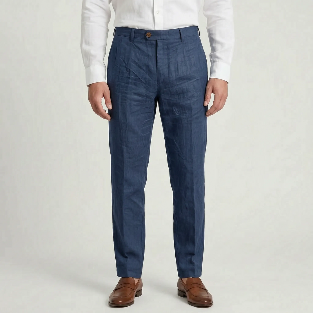 Modern men's relaxed fit casual pants, suitable for smart casual and ultimate work comfort.
