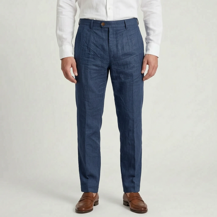 Modern men's relaxed fit casual pants, suitable for smart casual and ultimate work comfort.