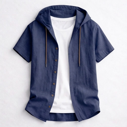 Casual men's spring/summer pullover hoodie. Relaxed fit for ultimate comfort and modern style.