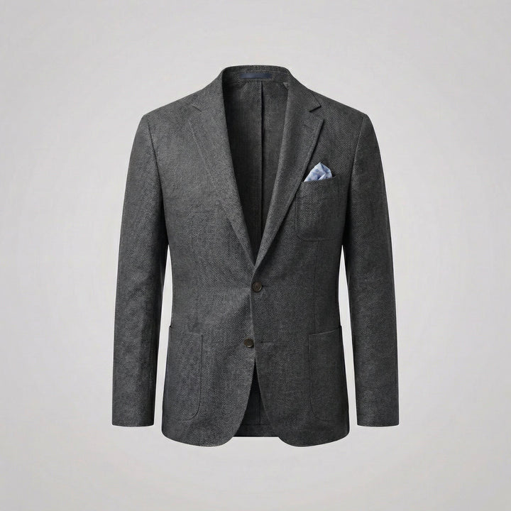 Premium men's relaxed fit summer blazer, lightweight, breathable, & durable for everyday fashion.