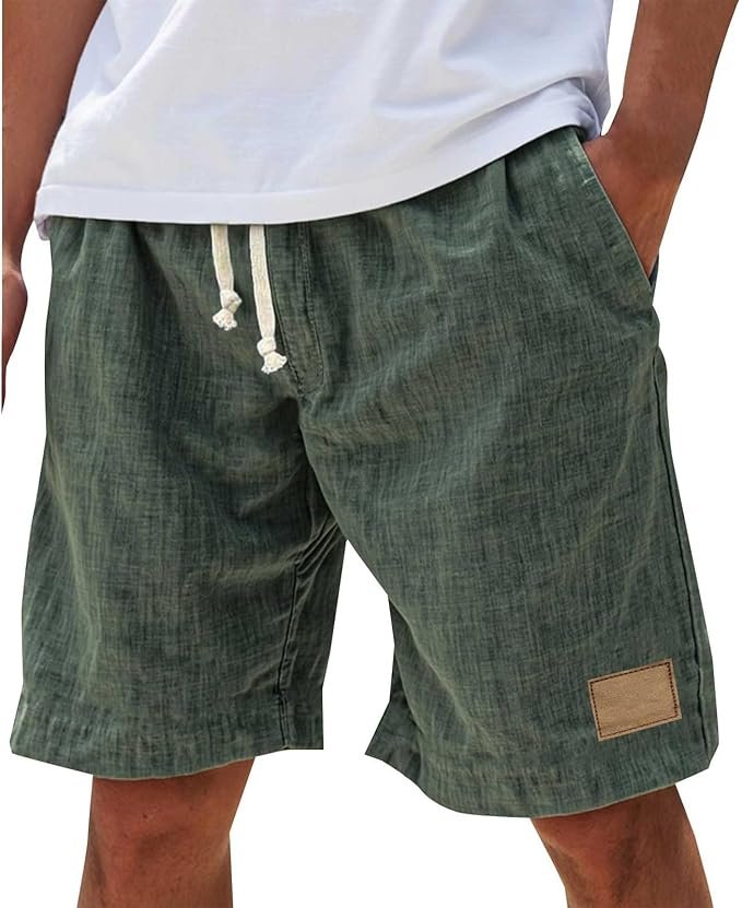 Breathable men's relaxed fit shorts, ensuring ultimate comfort for summer heat and active days.
