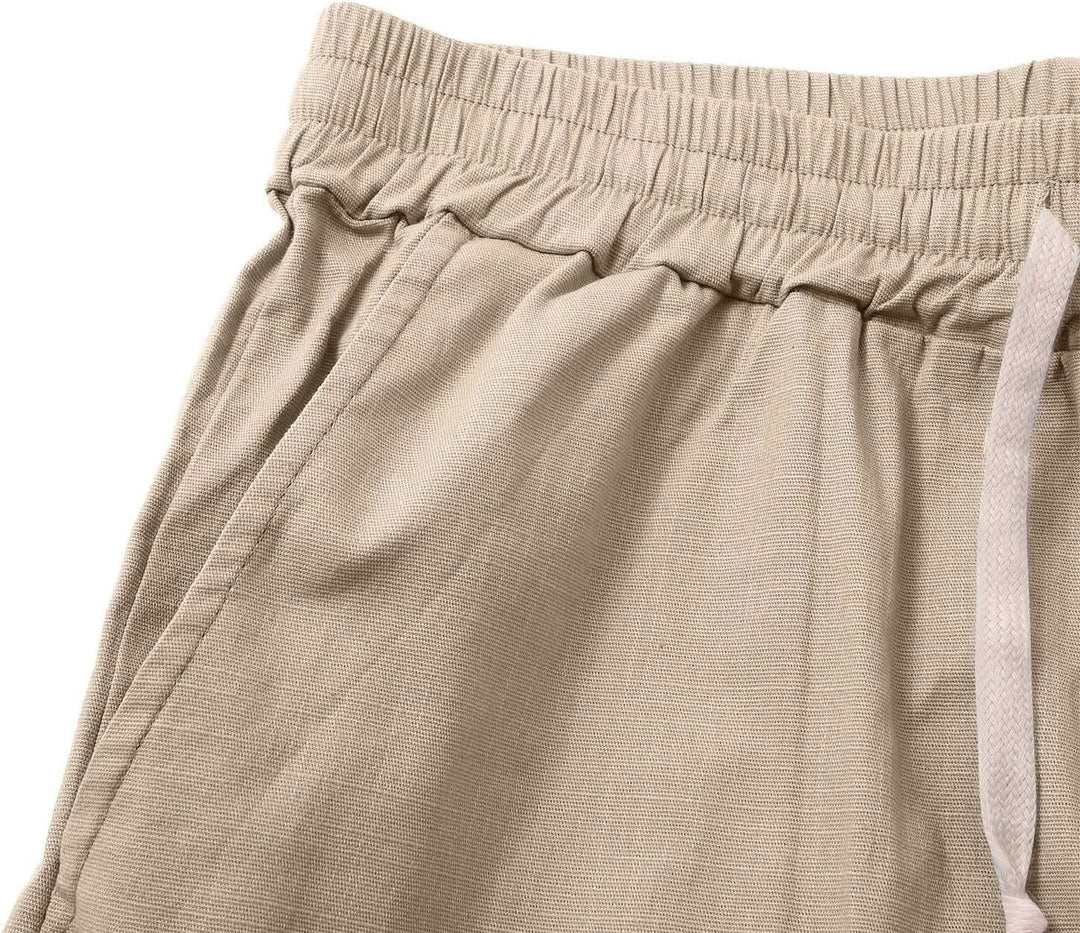 Versatile men's relaxed fit shorts for summer, ultimate comfort for casual, vacation, and beach wear.