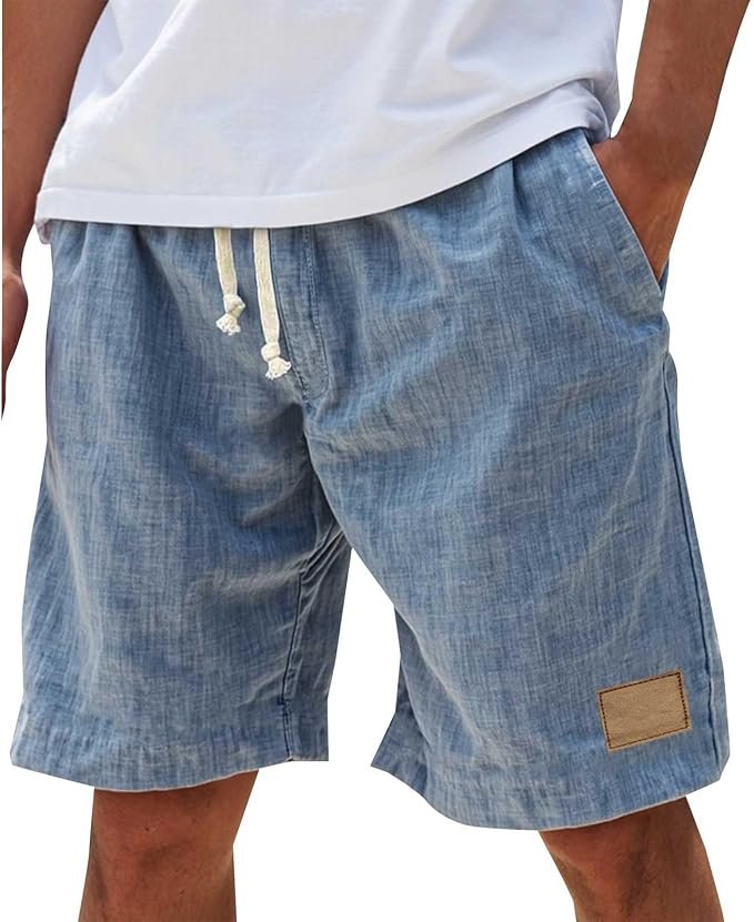 Lightweight, comfortable men's relaxed fit shorts, perfect for casual summer wear & ultimate comfort.